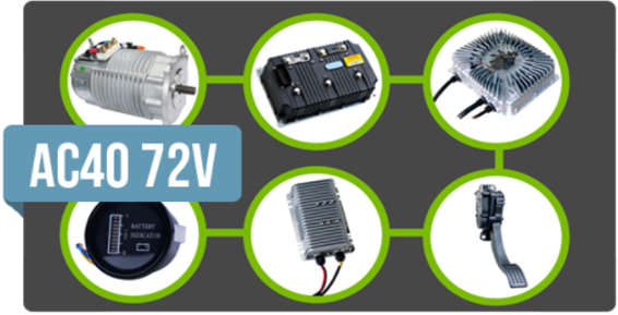 Kit de conversión 72v