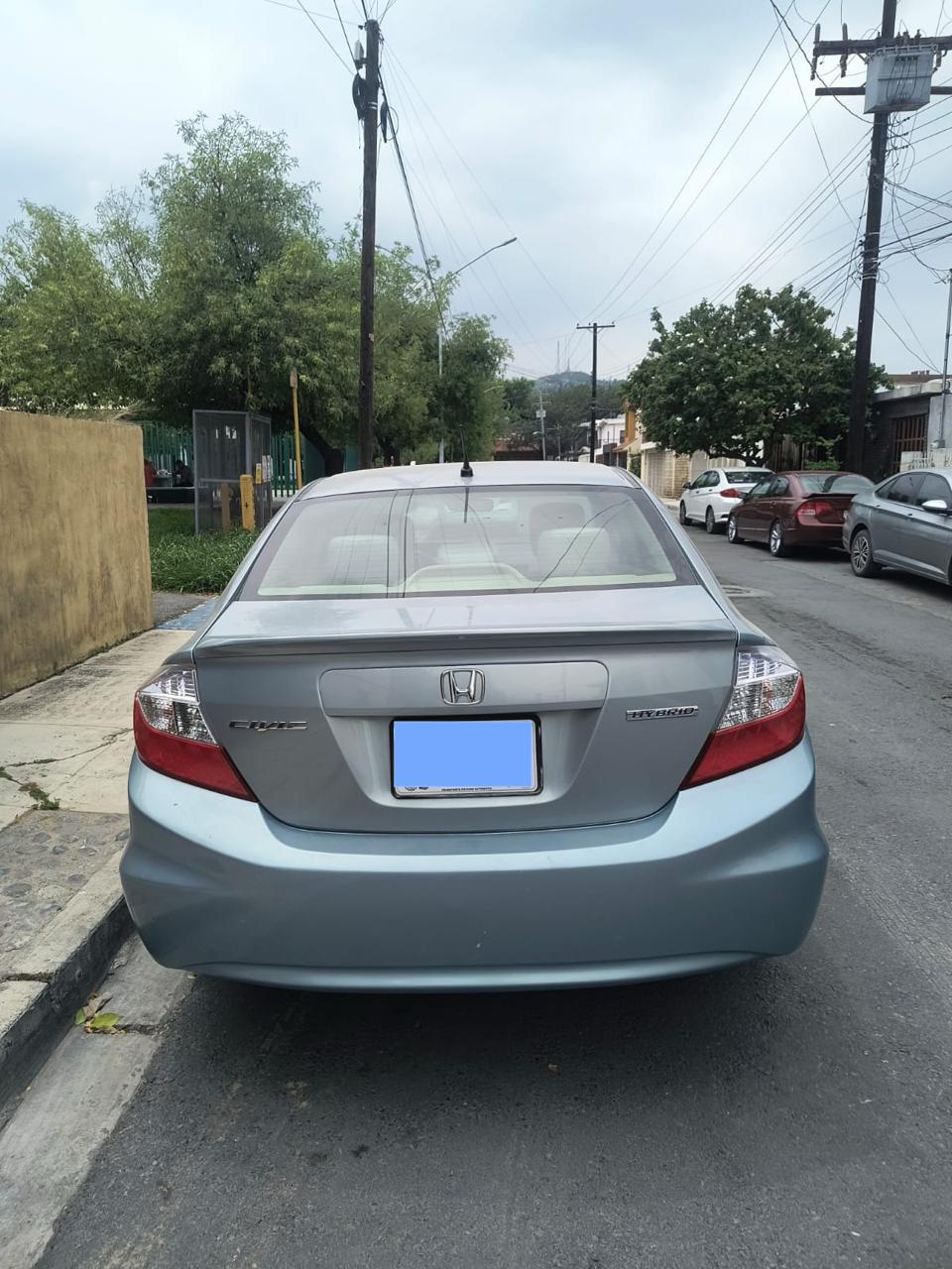 Honda Civic Hybrid 2012 - vista trasera